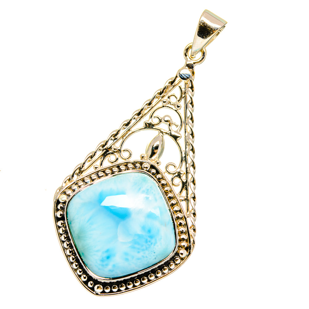 Larimar Pendants handcrafted by Anasilvercos - PD12769