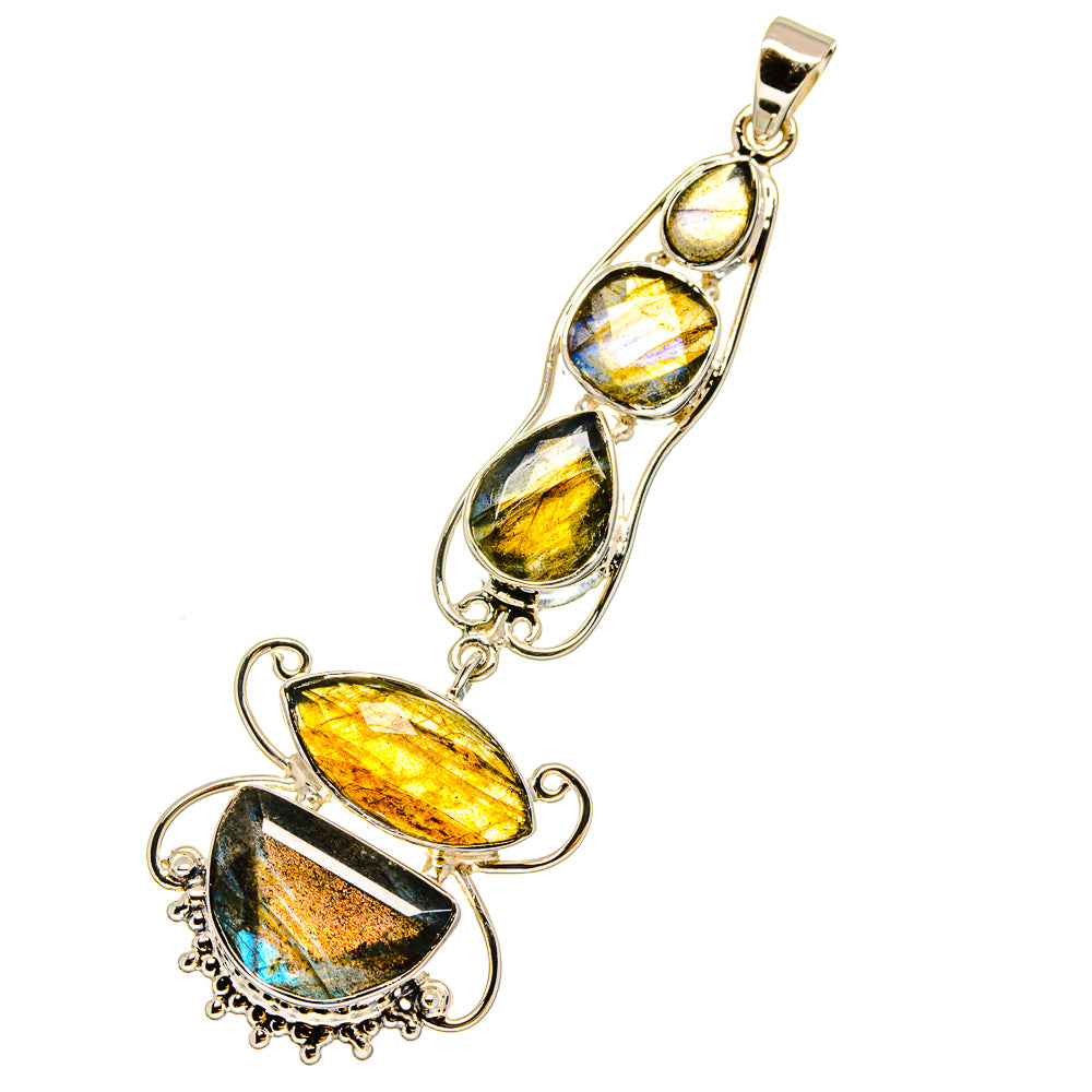 Labradorite Pendants handcrafted by Anasilvercos - PD12775
