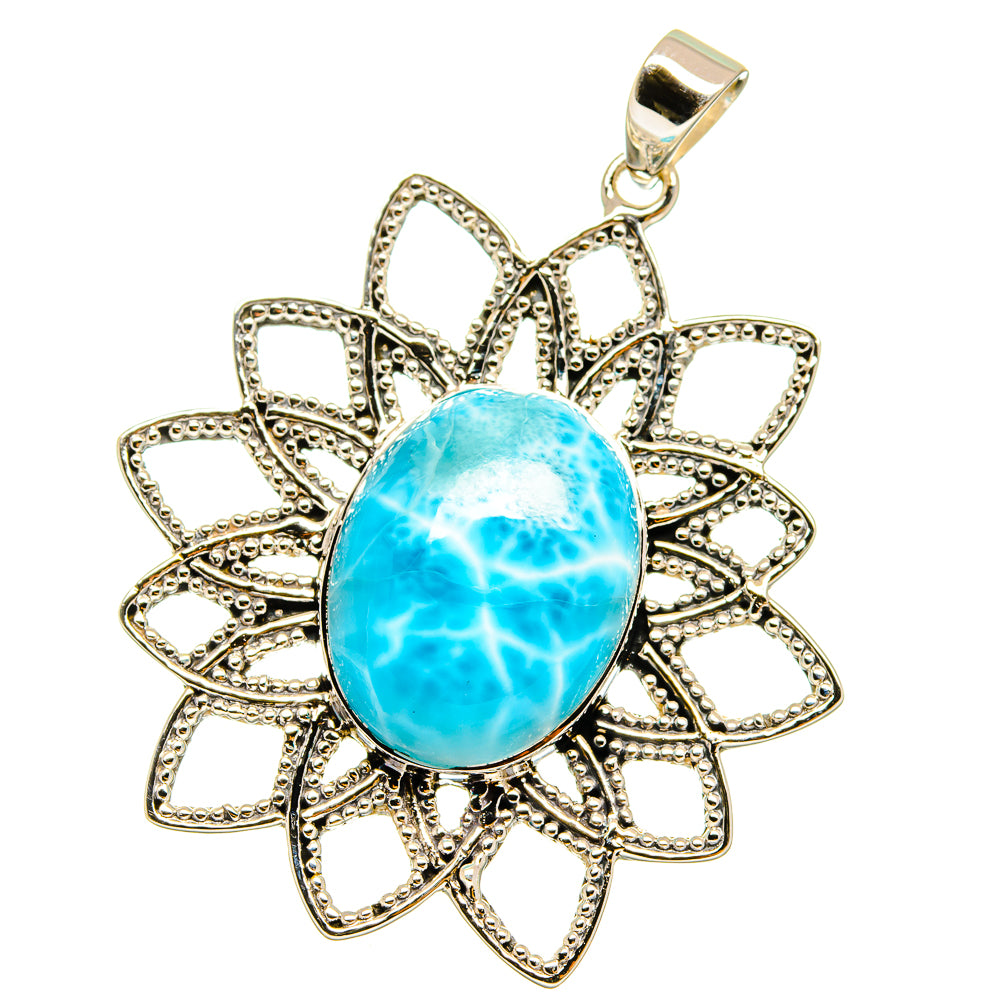 Larimar Pendants handcrafted by Anasilvercos - PD12776