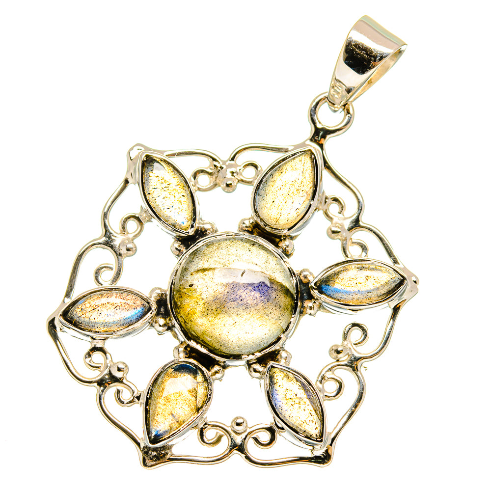 Labradorite Pendants handcrafted by Anasilvercos - PD12785