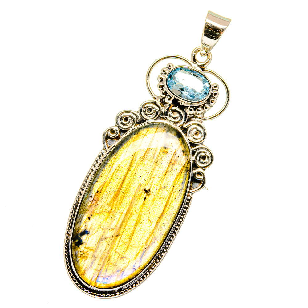 Labradorite Pendants handcrafted by Anasilvercos - PD12797