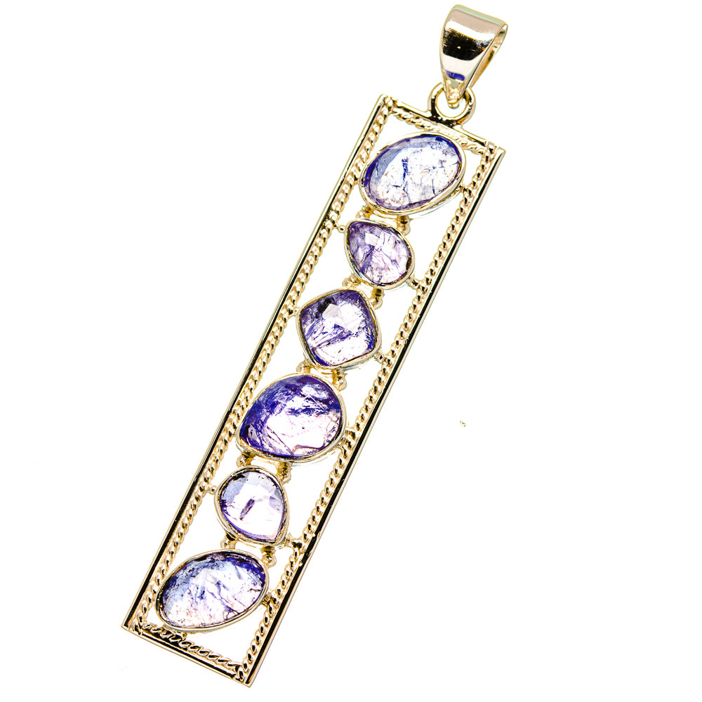Tanzanite Pendants handcrafted by Anasilvercos - PD12798