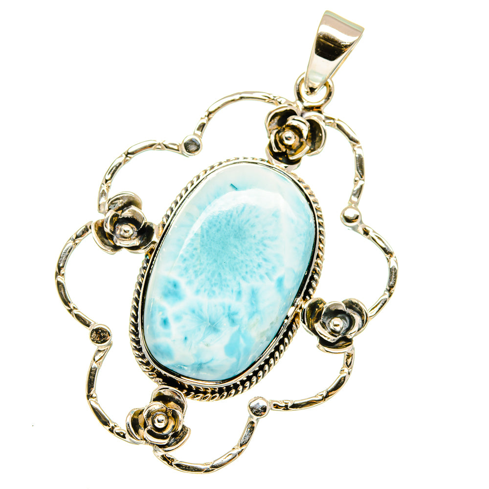 Larimar Pendants handcrafted by Anasilvercos - PD12816