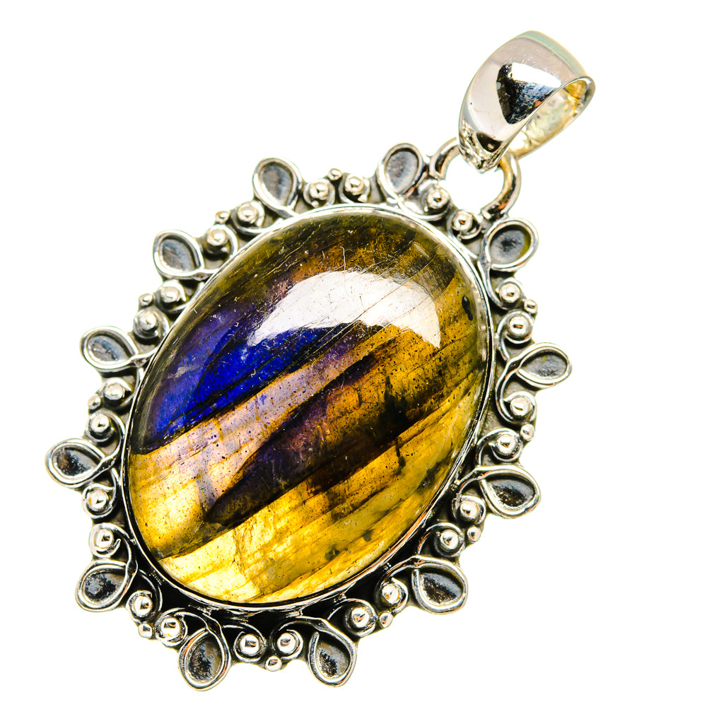 Labradorite Pendants handcrafted by Anasilvercos - PD12821