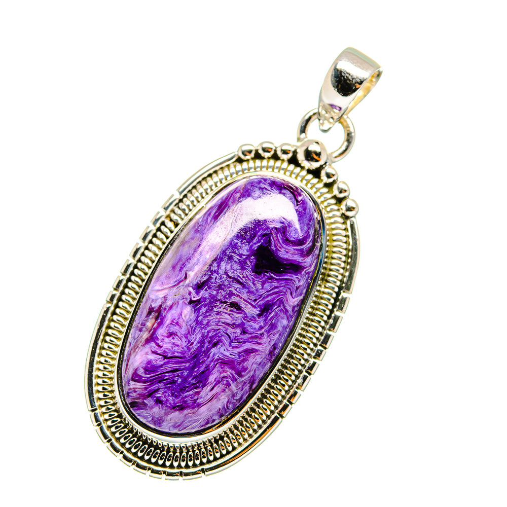 Charoite Pendants handcrafted by Anasilvercos - PD12832