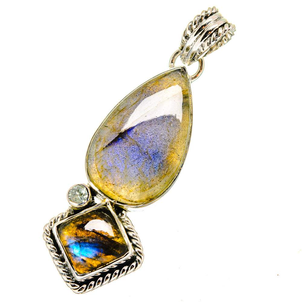 Labradorite Pendants handcrafted by Anasilvercos - PD12841
