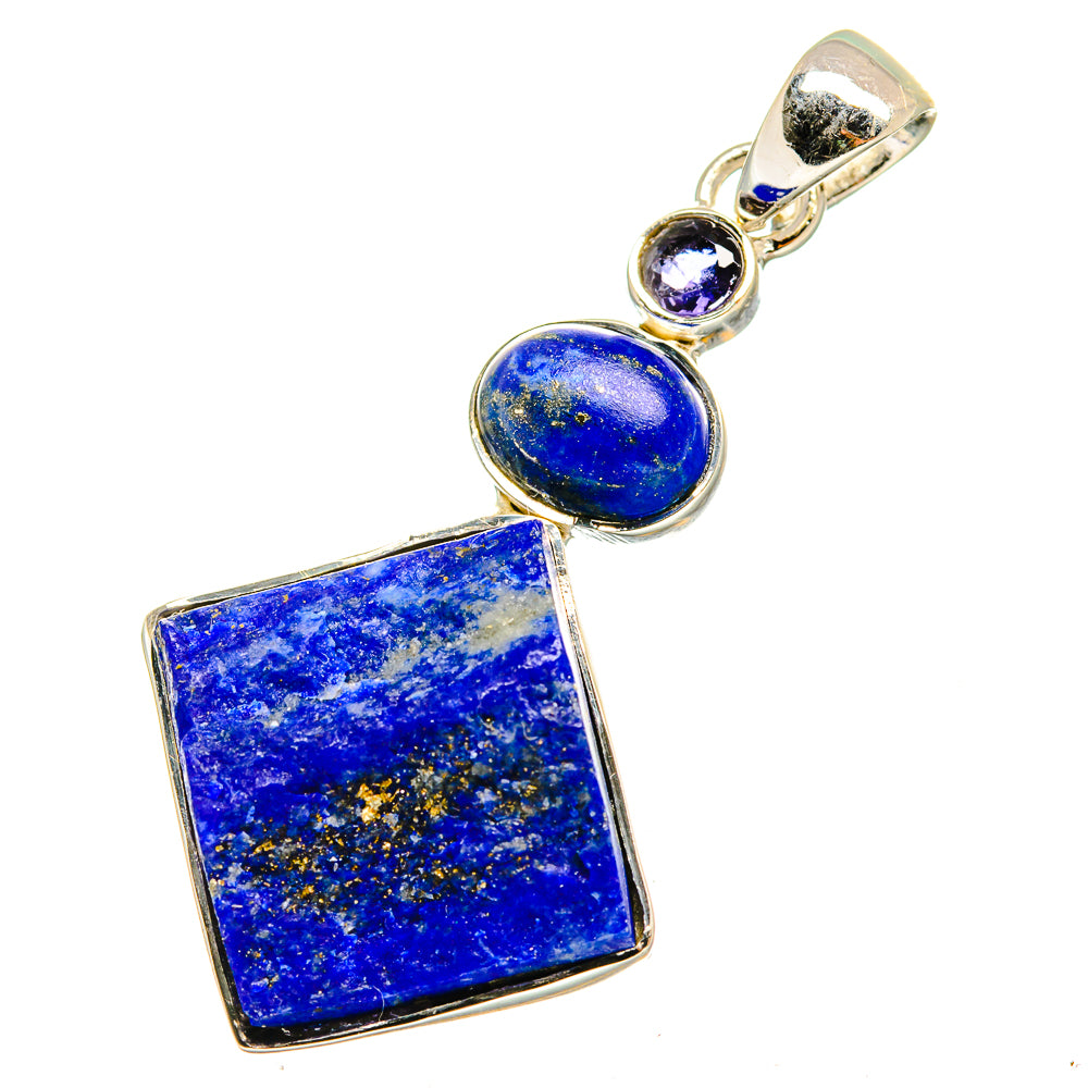 Lapis Lazuli Pendants handcrafted by Anasilvercos - PD12842