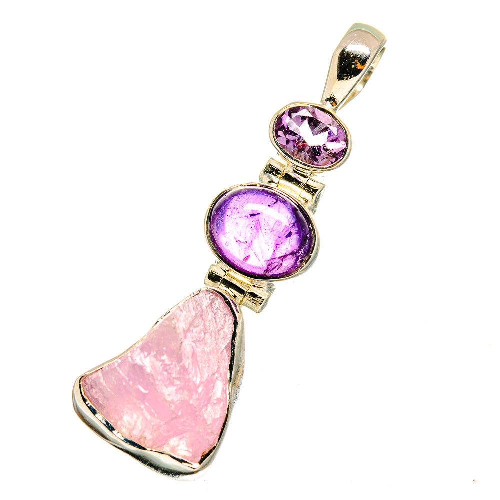 Kunzite Pendants handcrafted by Anasilvercos - PD12859