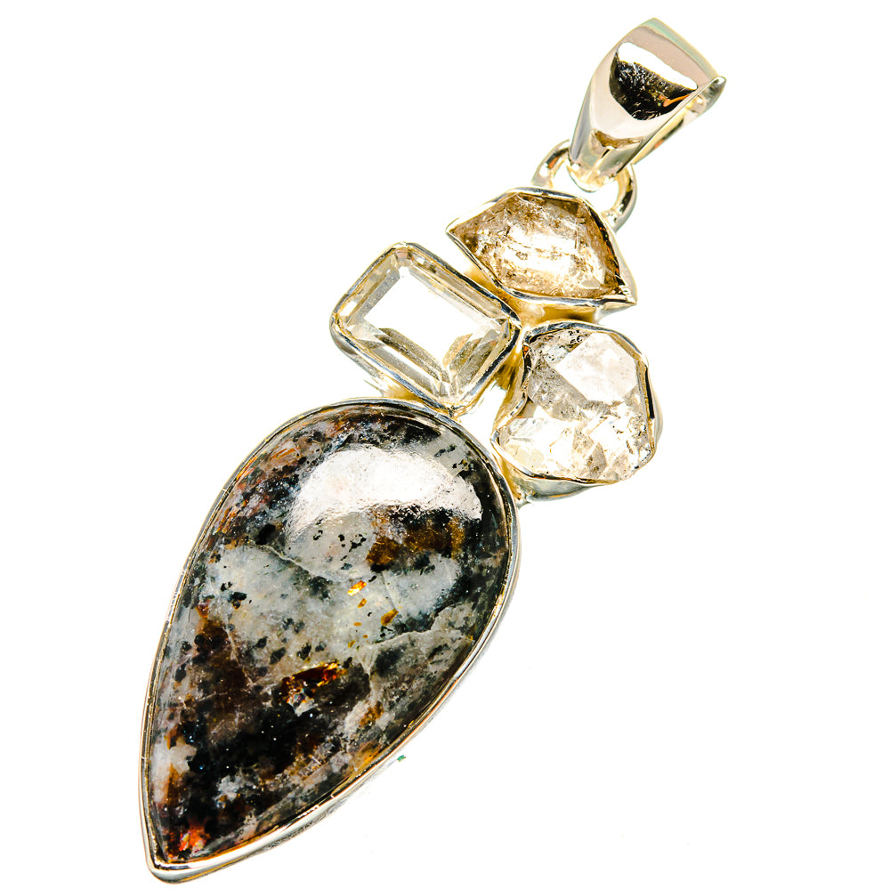 Russian Eudialyte Pendants handcrafted by Anasilvercos - PD12862