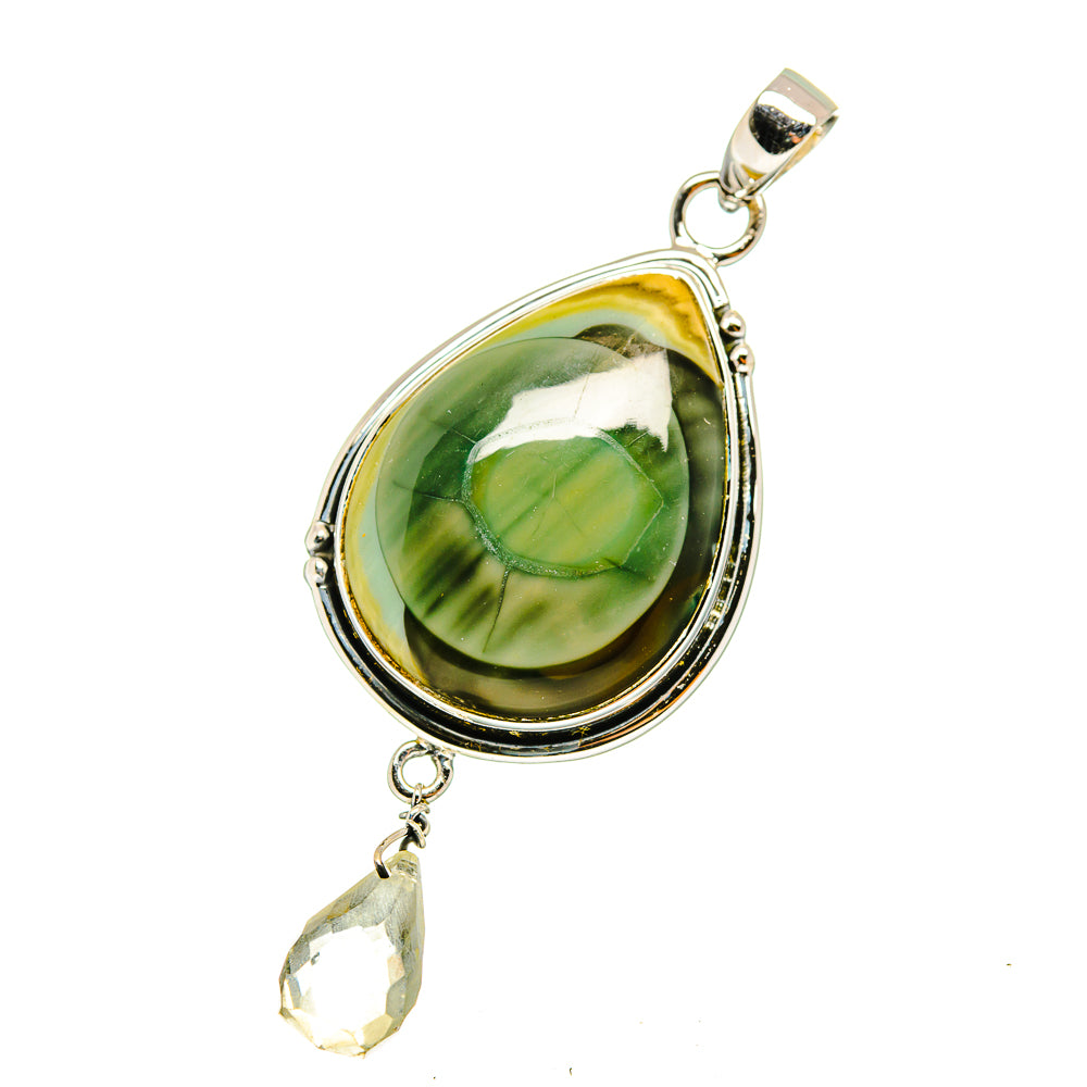Willow Creek Jasper Pendants handcrafted by Anasilvercos - PD12875