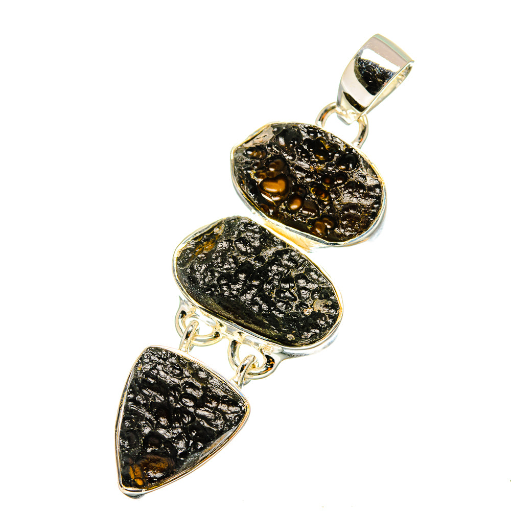 Tektite Pendants handcrafted by Anasilvercos - PD12886