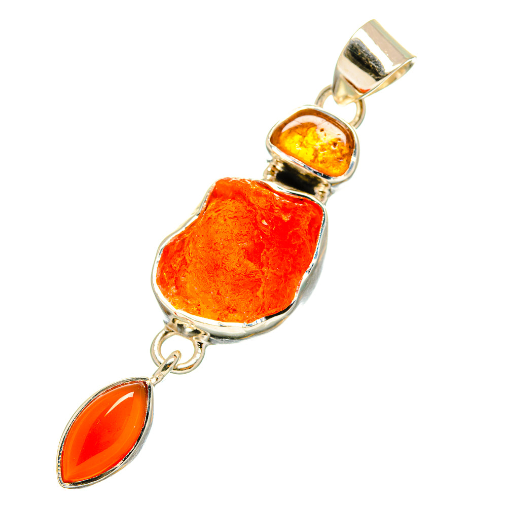 Carnelian Pendants handcrafted by Anasilvercos - PD12897