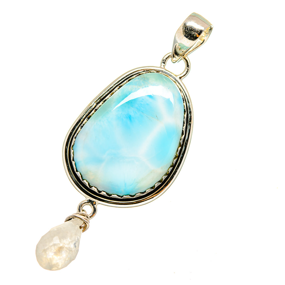 Larimar Pendants handcrafted by Anasilvercos - PD12901