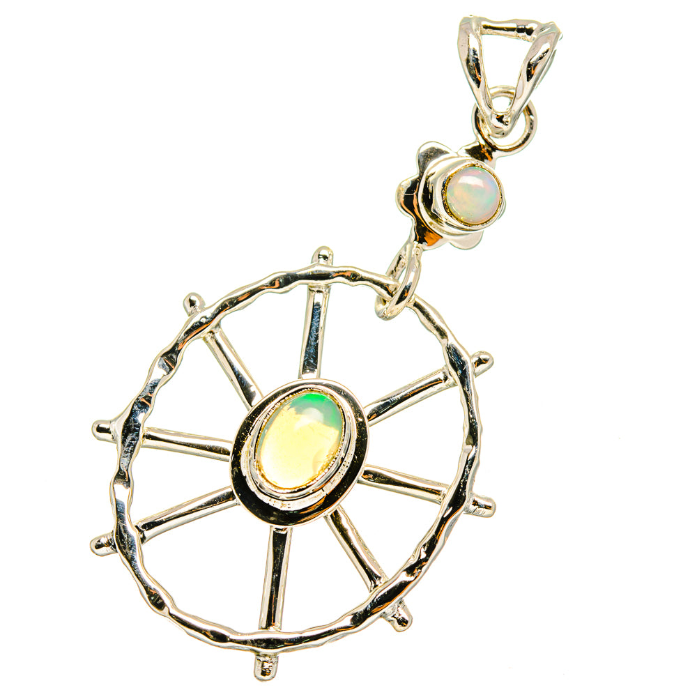 Ethiopian Opal Pendants handcrafted by Anasilvercos - PD12915