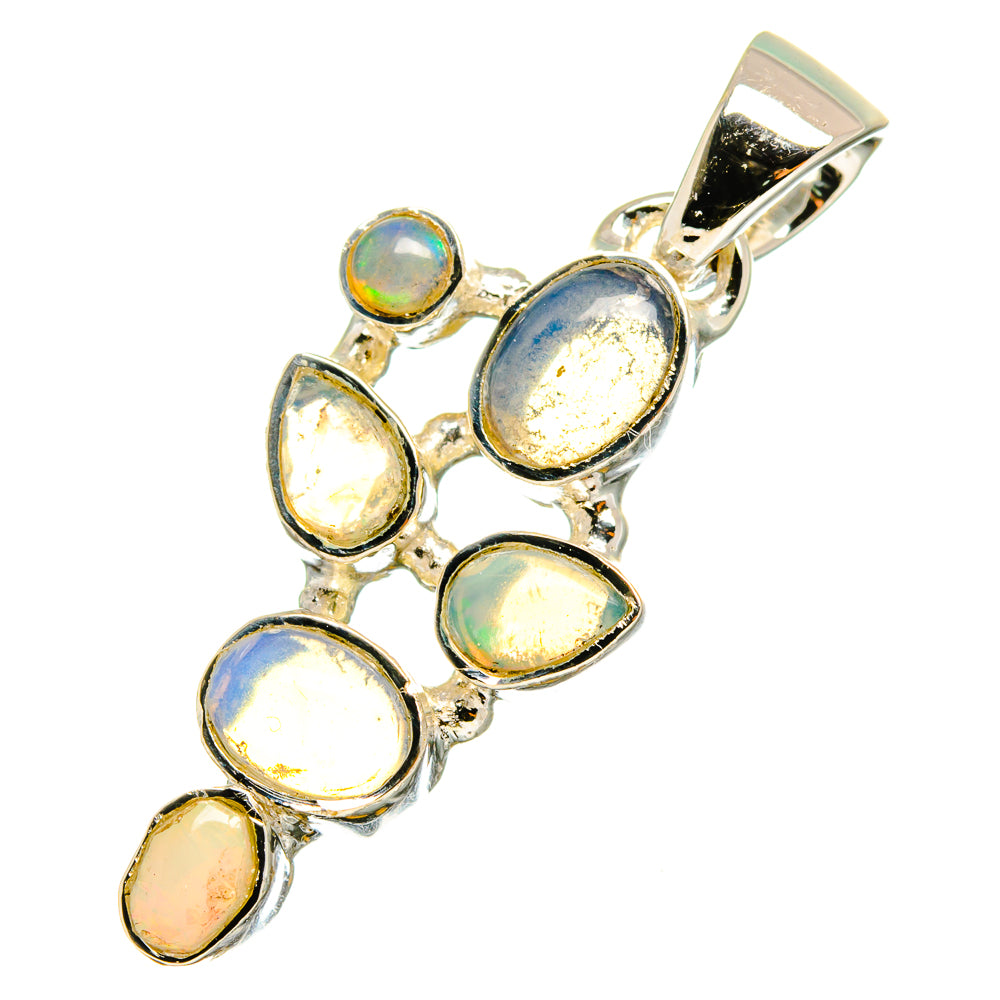 Ethiopian Opal Pendants handcrafted by Anasilvercos - PD12918