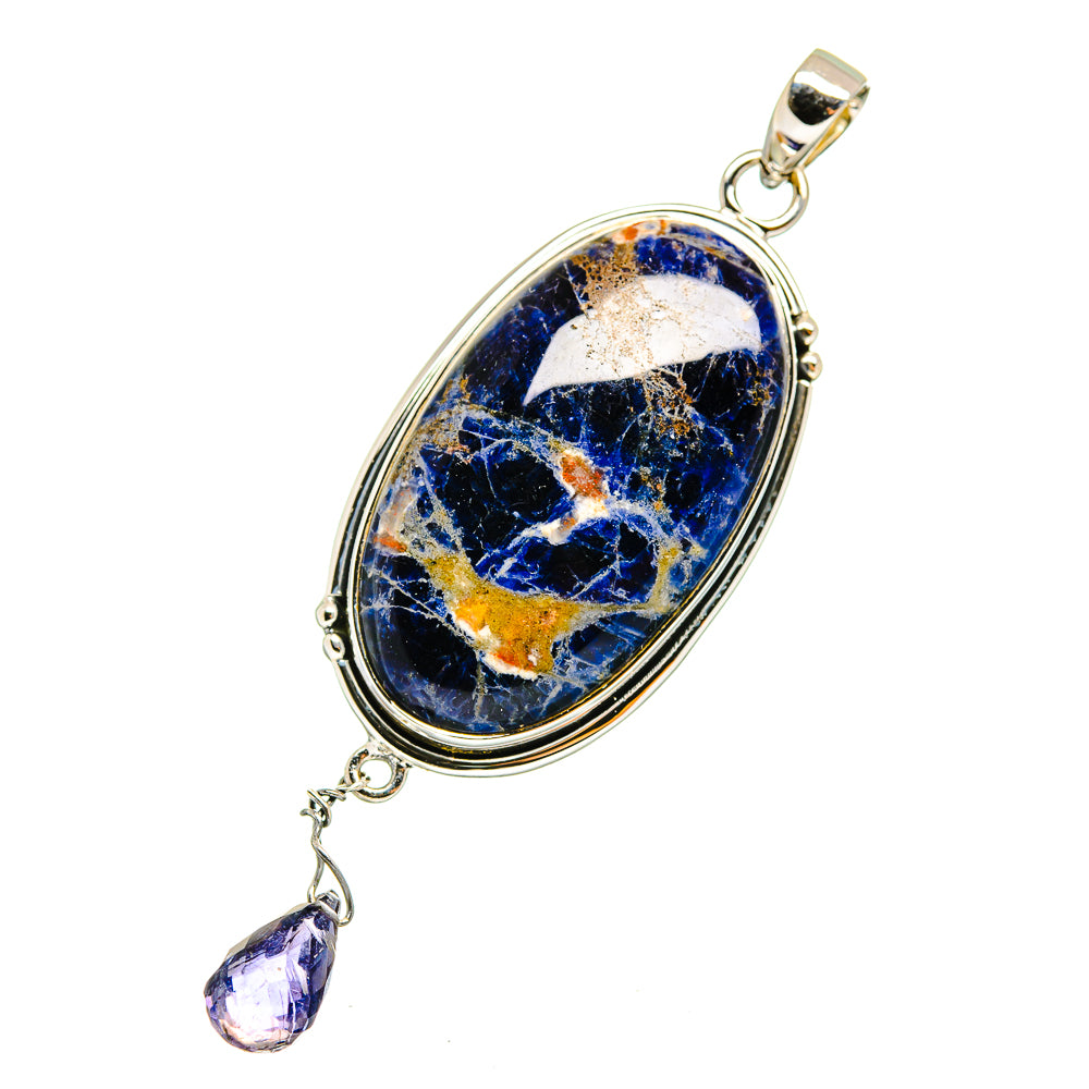 Sodalite Pendants handcrafted by Anasilvercos - PD12924