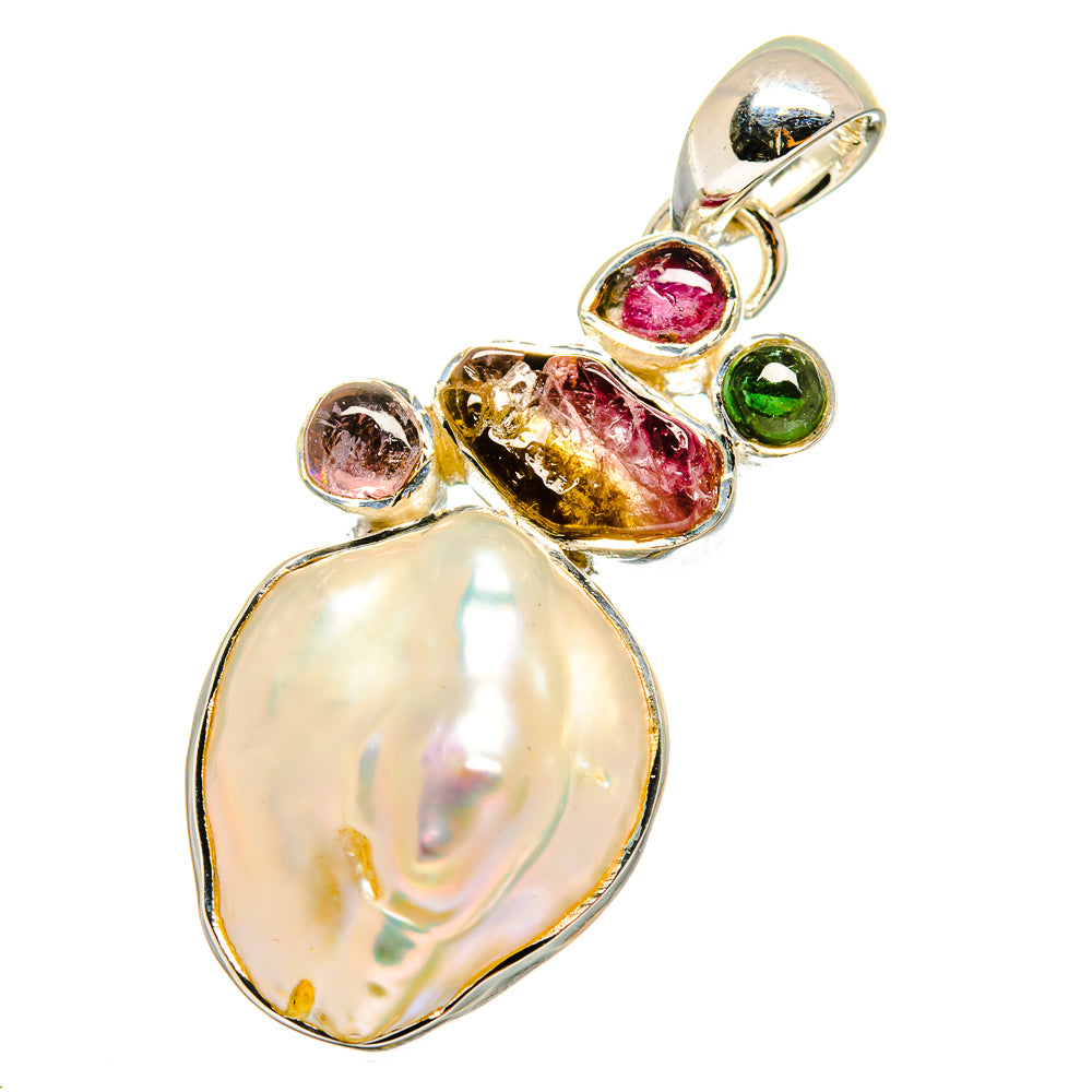 Mother Of Pearl Pendants handcrafted by Anasilvercos - PD12925