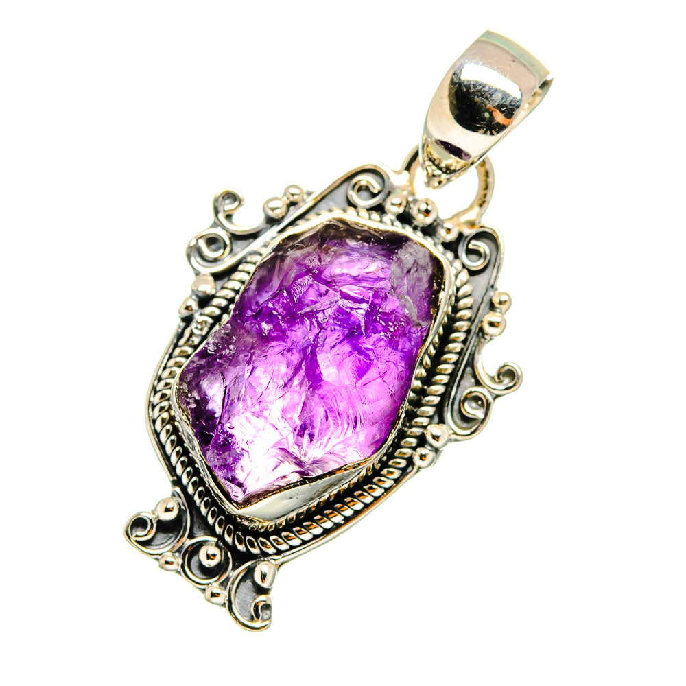 Amethyst Pendants handcrafted by Anasilvercos - PD12929