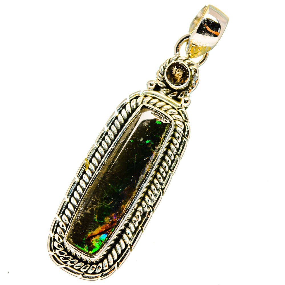 Ammolite Pendants handcrafted by Anasilvercos - PD12930