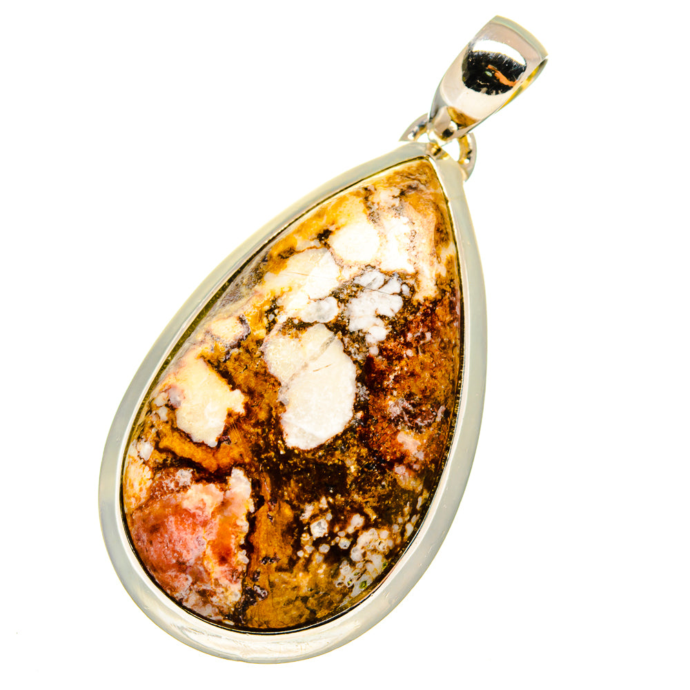 Wild Horse Jasper Pendants handcrafted by Anasilvercos - PD12948