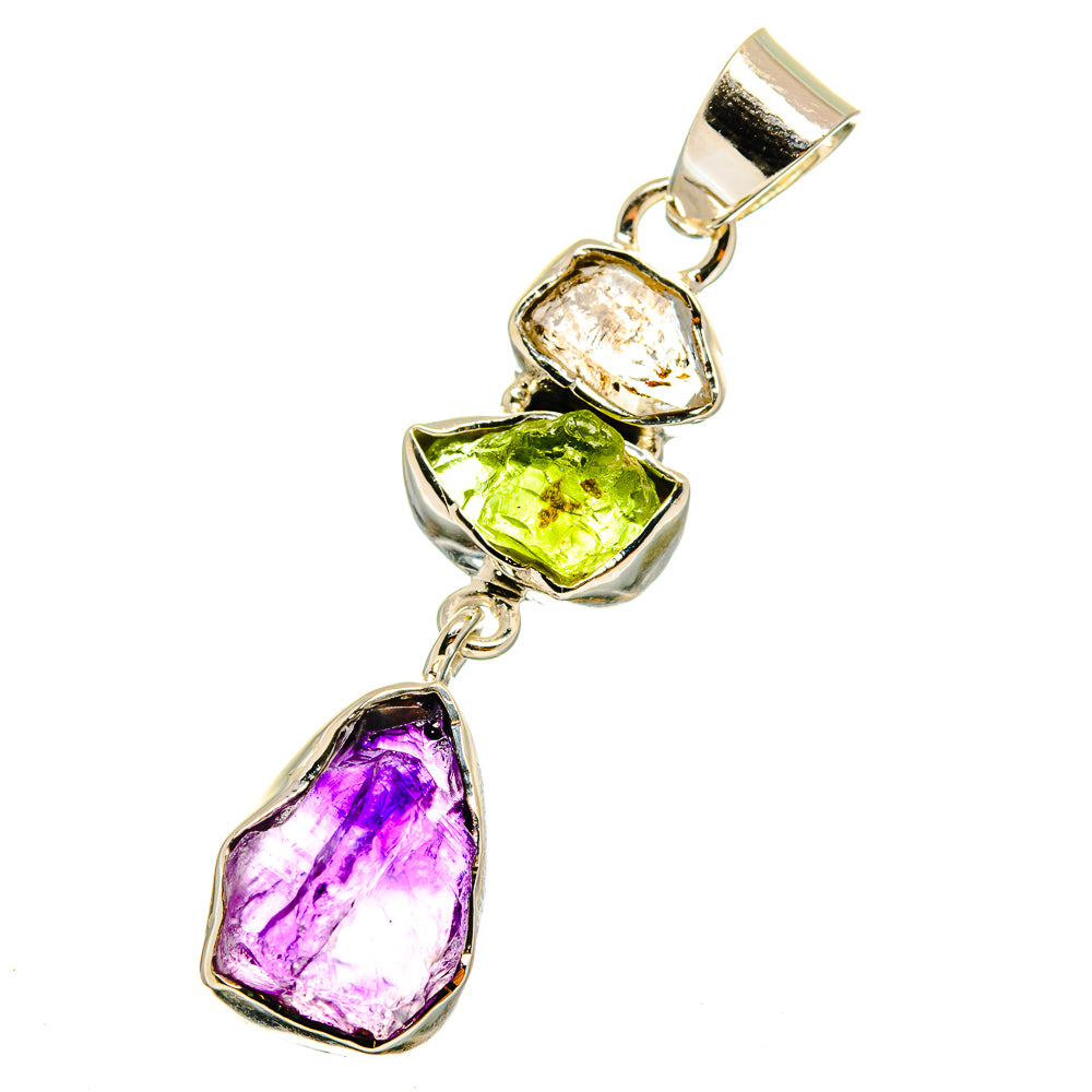 Amethyst Pendants handcrafted by Anasilvercos - PD12952
