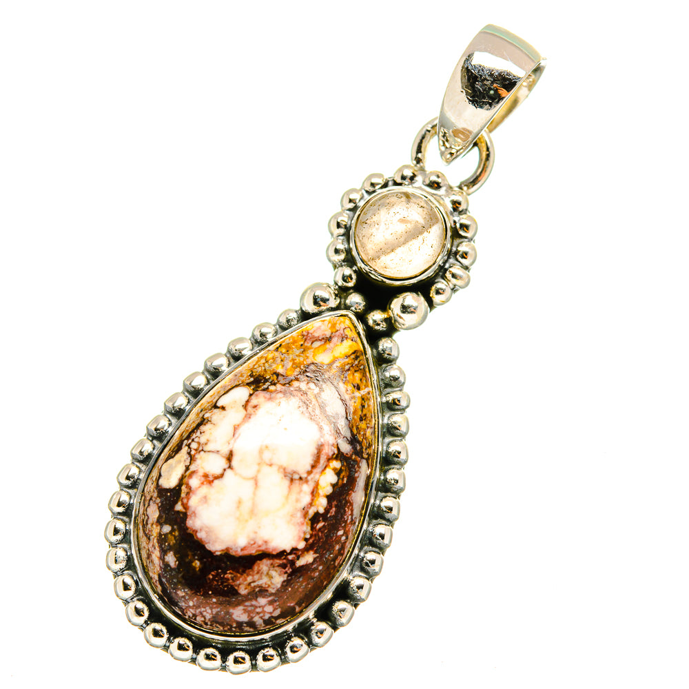 Wild Horse Jasper Pendants handcrafted by Anasilvercos - PD12953