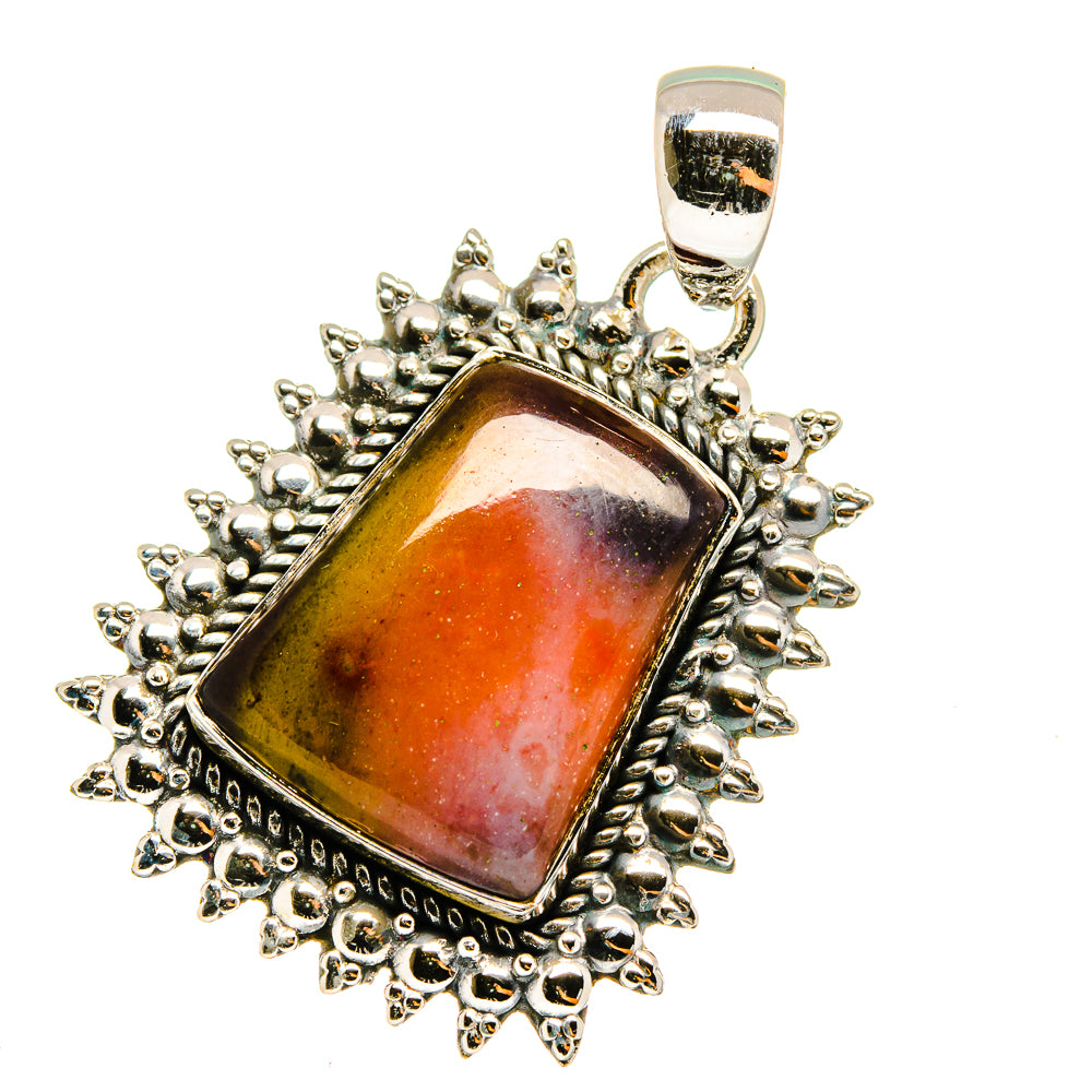 Ocean Jasper Pendants handcrafted by Anasilvercos - PD12961