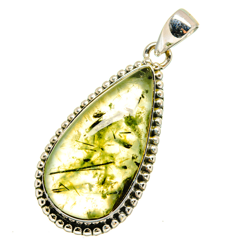 Prehnite Pendants handcrafted by Anasilvercos - PD12968