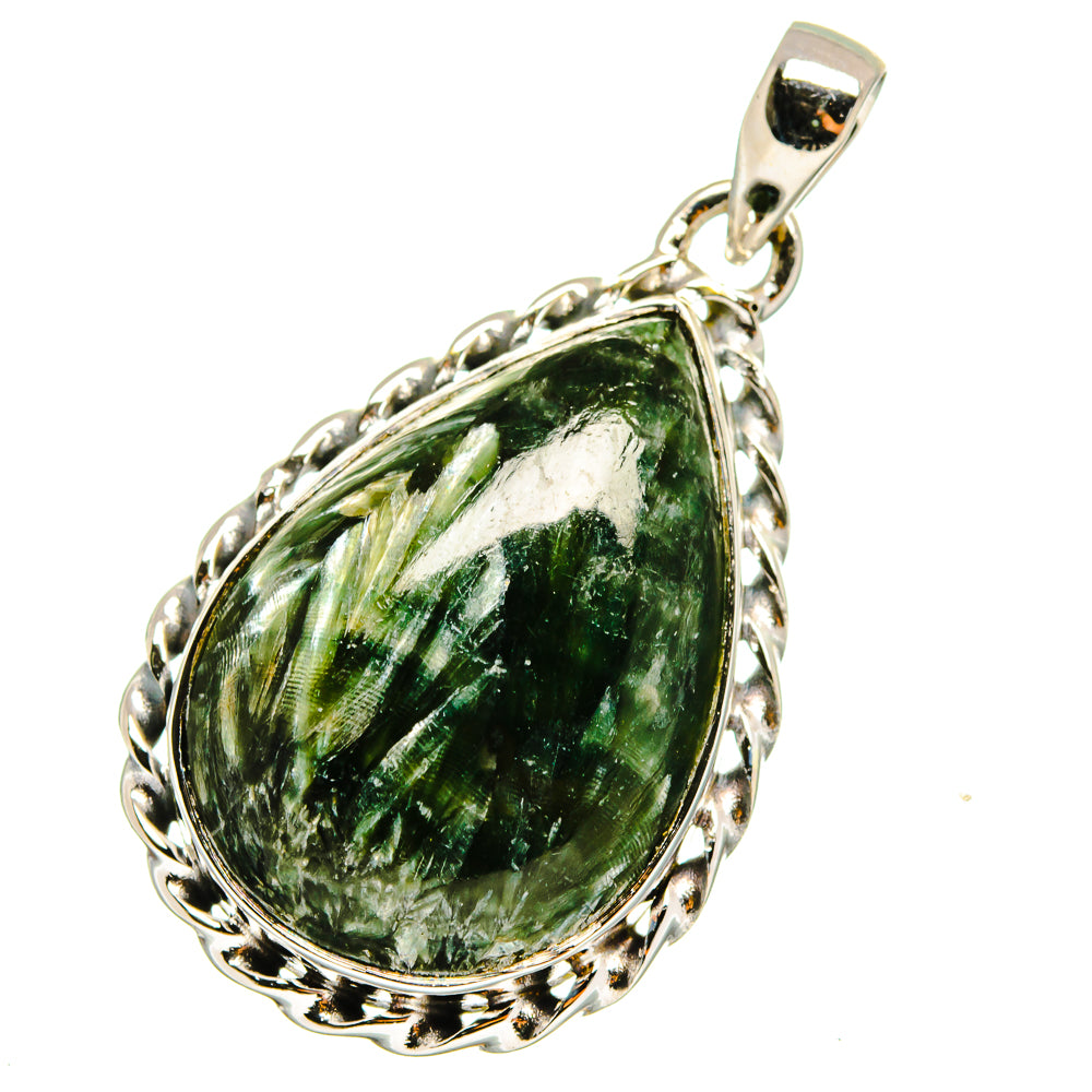 Seraphinite Pendants handcrafted by Anasilvercos - PD12978