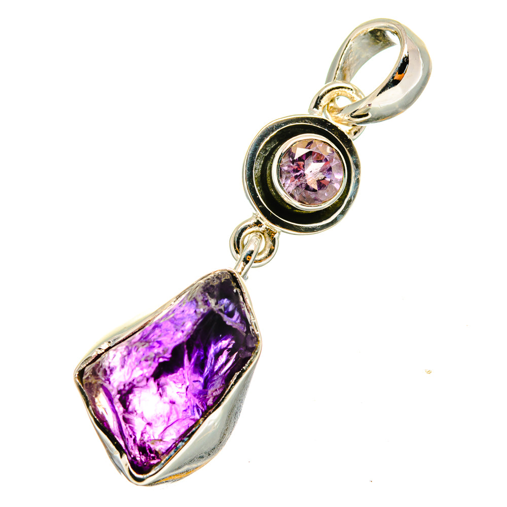 Amethyst Pendants handcrafted by Anasilvercos - PD12979