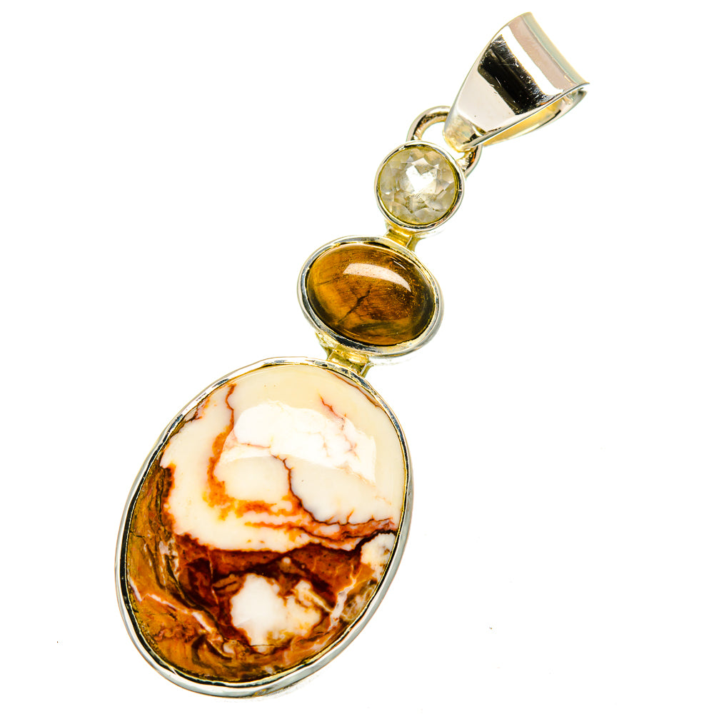 Wild Horse Jasper Pendants handcrafted by Anasilvercos - PD12981