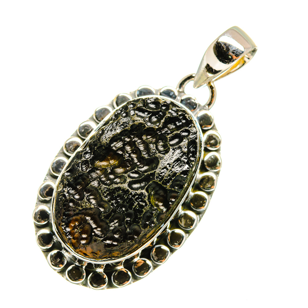Tektite Pendants handcrafted by Anasilvercos - PD12985