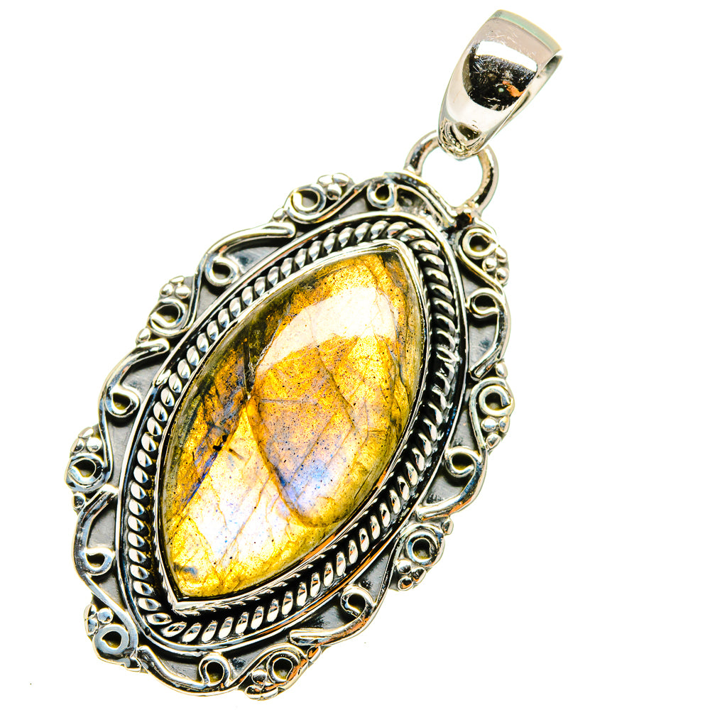 Labradorite Pendants handcrafted by Anasilvercos - PD12989
