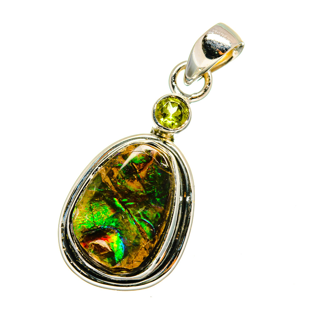 Ammolite Pendants handcrafted by Anasilvercos - PD12995