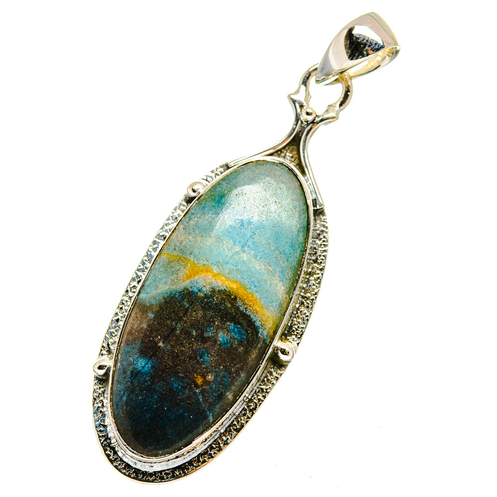 Blue Scheelite Pendants handcrafted by Anasilvercos - PD13005