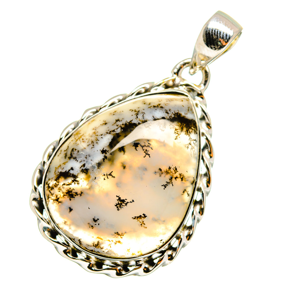 Dendritic Opal Pendants handcrafted by Anasilvercos - PD13008