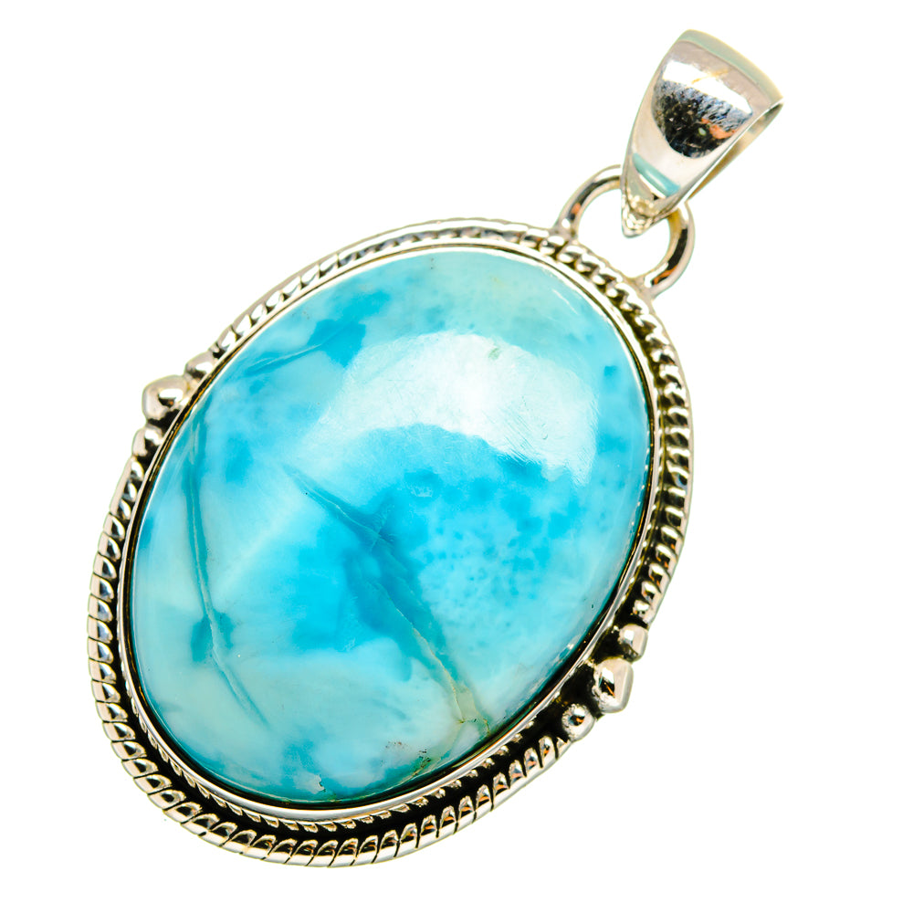 Larimar Pendants handcrafted by Anasilvercos - PD13015