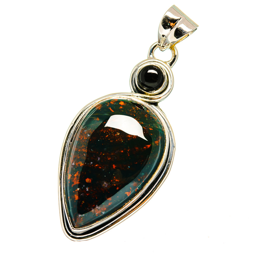 Bloodstone Pendants handcrafted by Anasilvercos - PD13020
