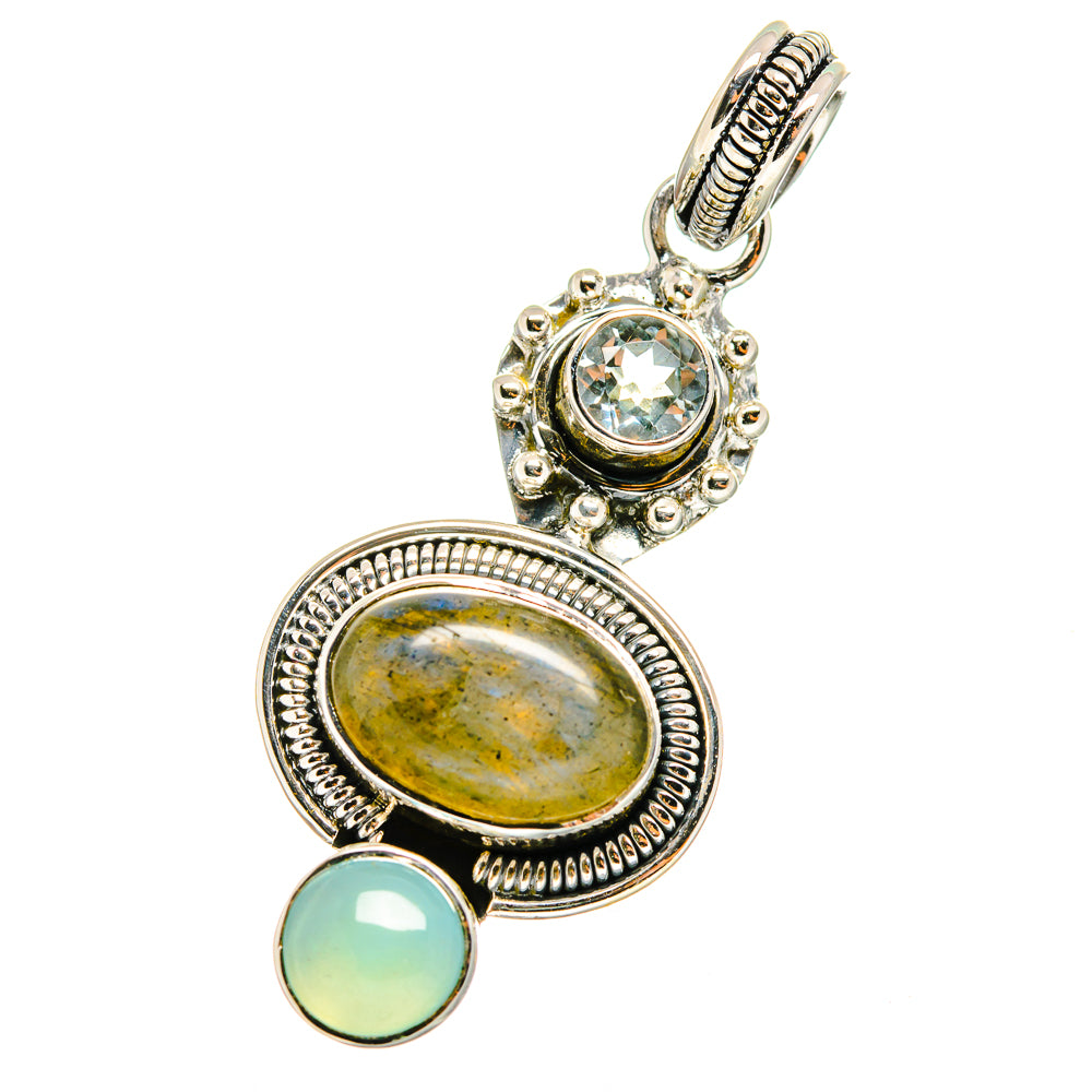 Labradorite Pendants handcrafted by Anasilvercos - PD13036
