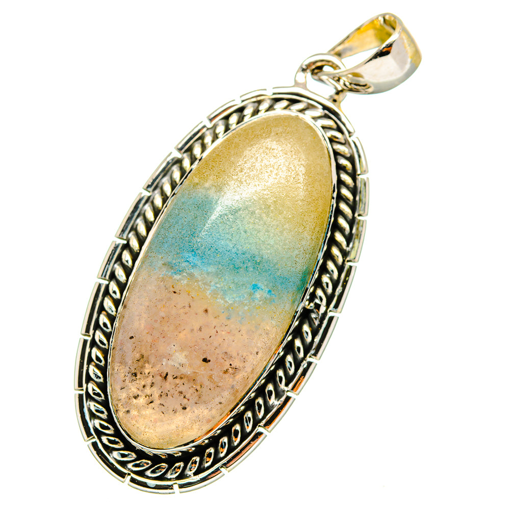 Blue Scheelite Pendants handcrafted by Anasilvercos - PD13038