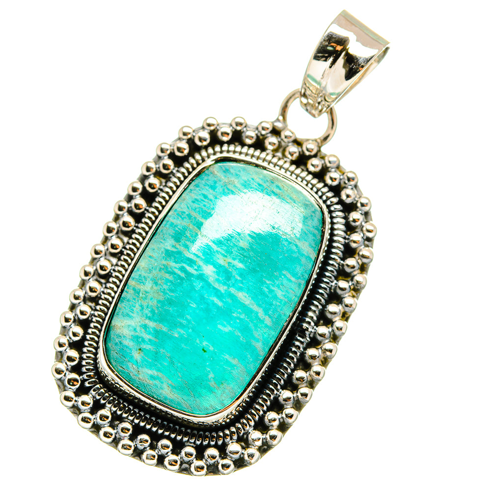 Amazonite Pendants handcrafted by Anasilvercos - PD13047