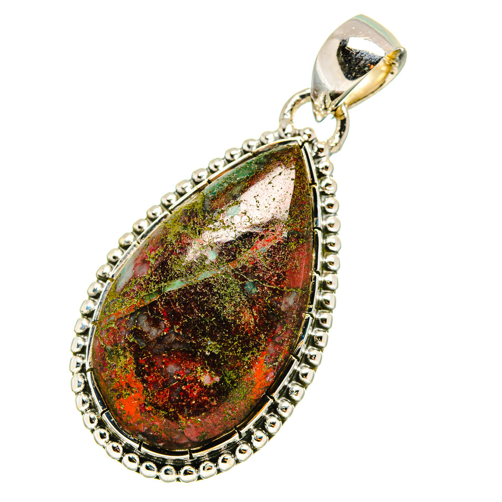 Russian Eudialyte Pendants handcrafted by Anasilvercos - PD13077