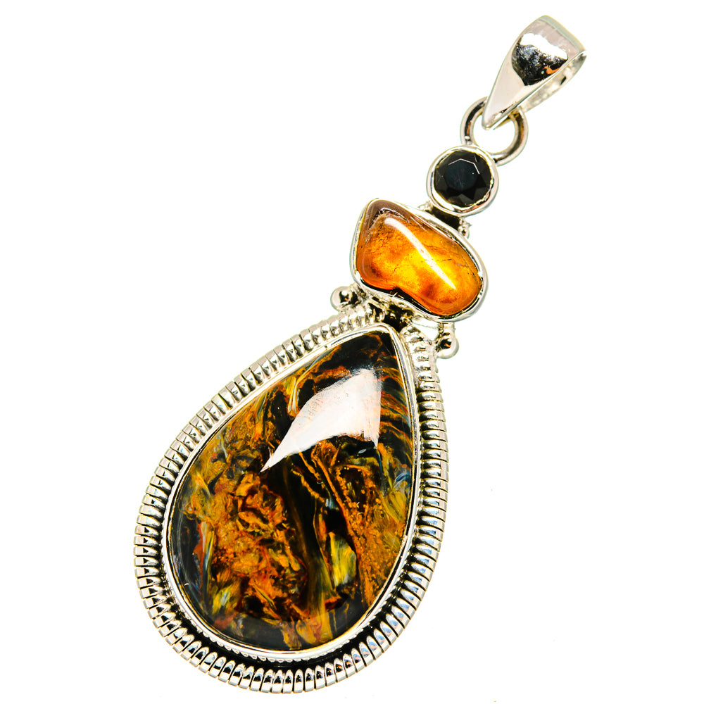 Pietersite Pendants handcrafted by Anasilvercos - PD13084