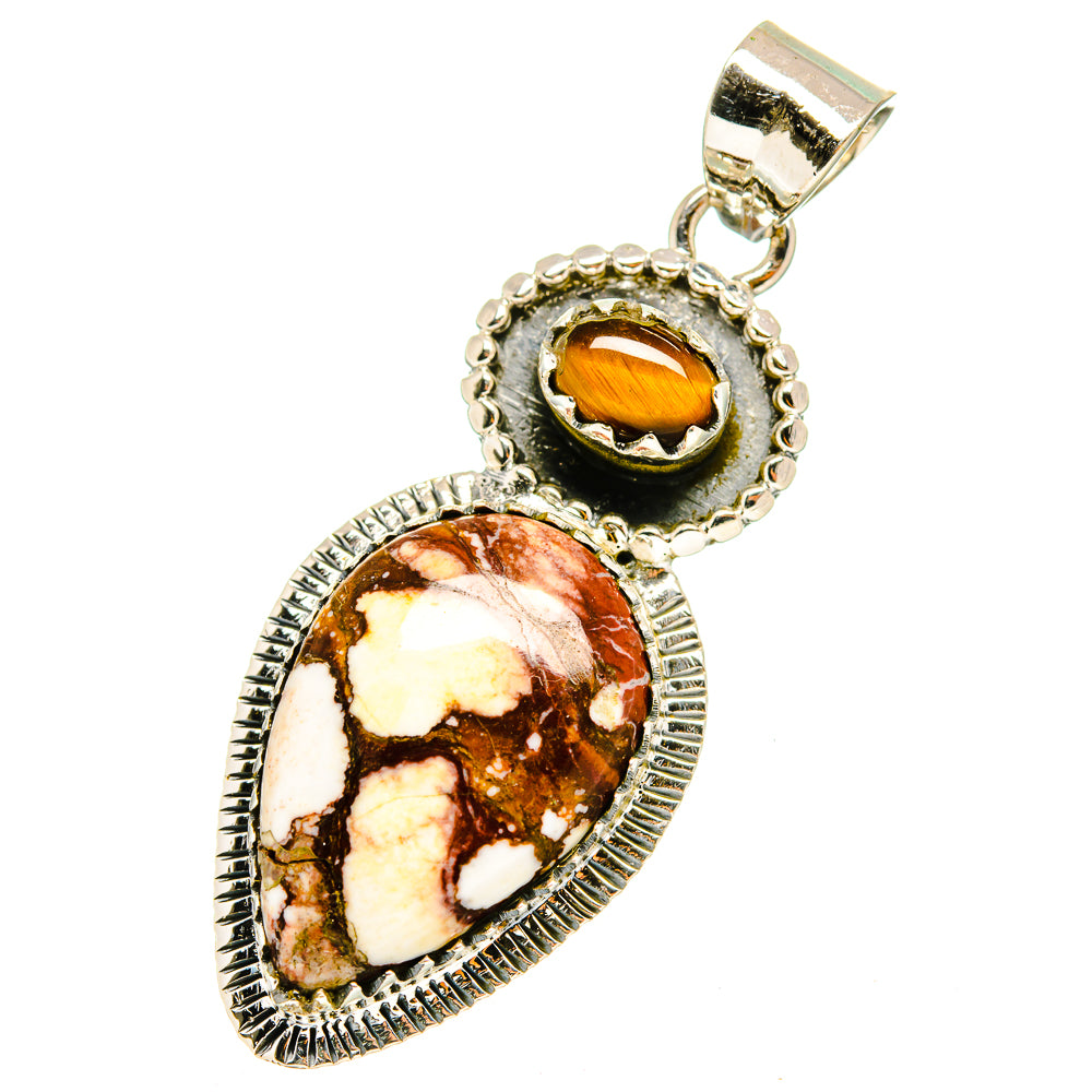 Wild Horse Jasper Pendants handcrafted by Anasilvercos - PD13085