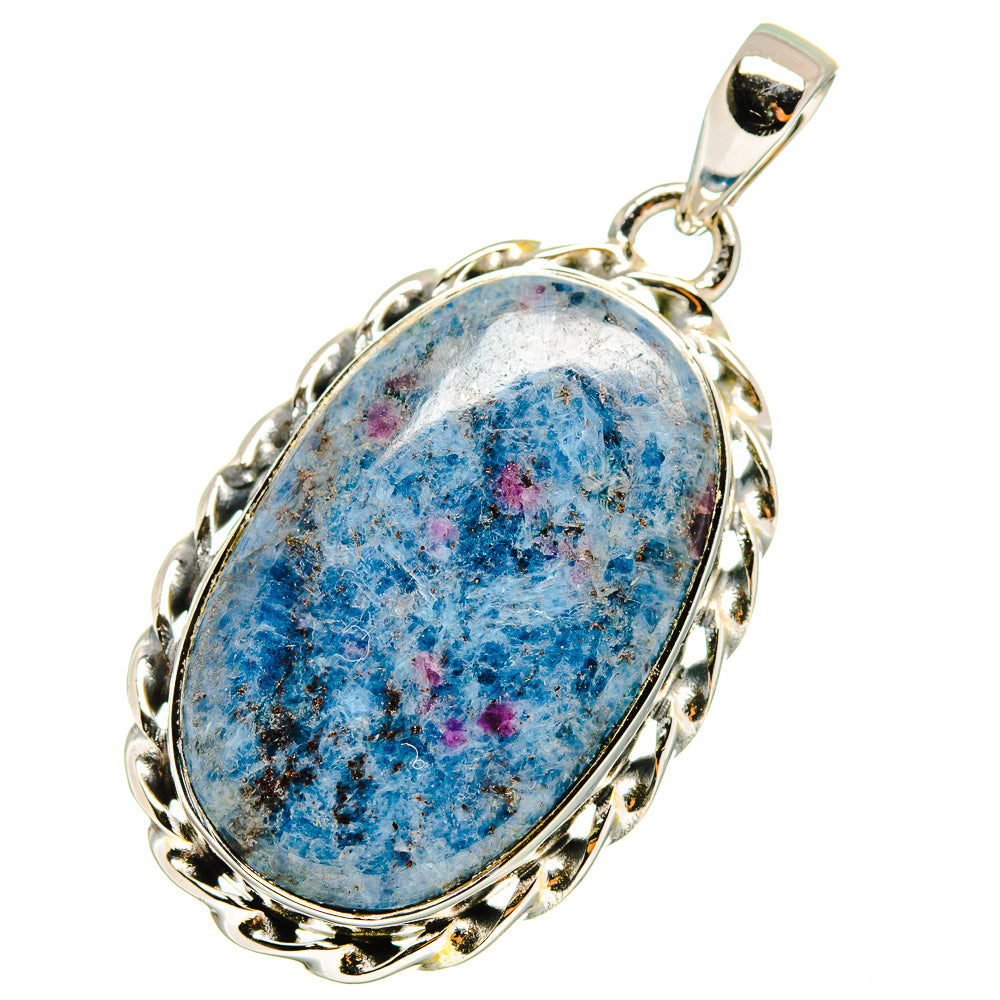 Ruby Fuchsite Pendants handcrafted by Anasilvercos - PD13086