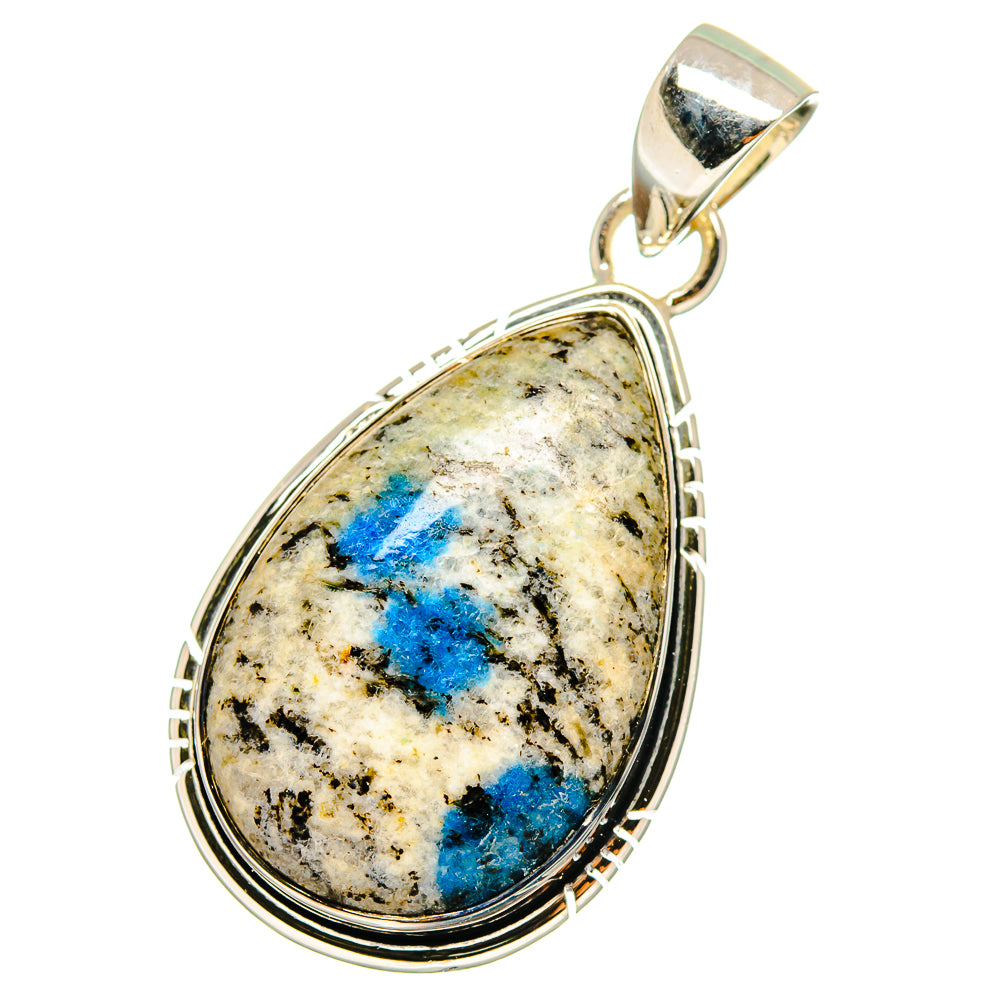 K2 Blue Azurite Pendants handcrafted by Anasilvercos - PD13091