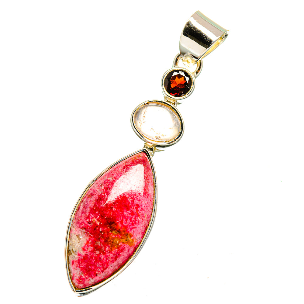 Thulite Pendants handcrafted by Anasilvercos - PD13093