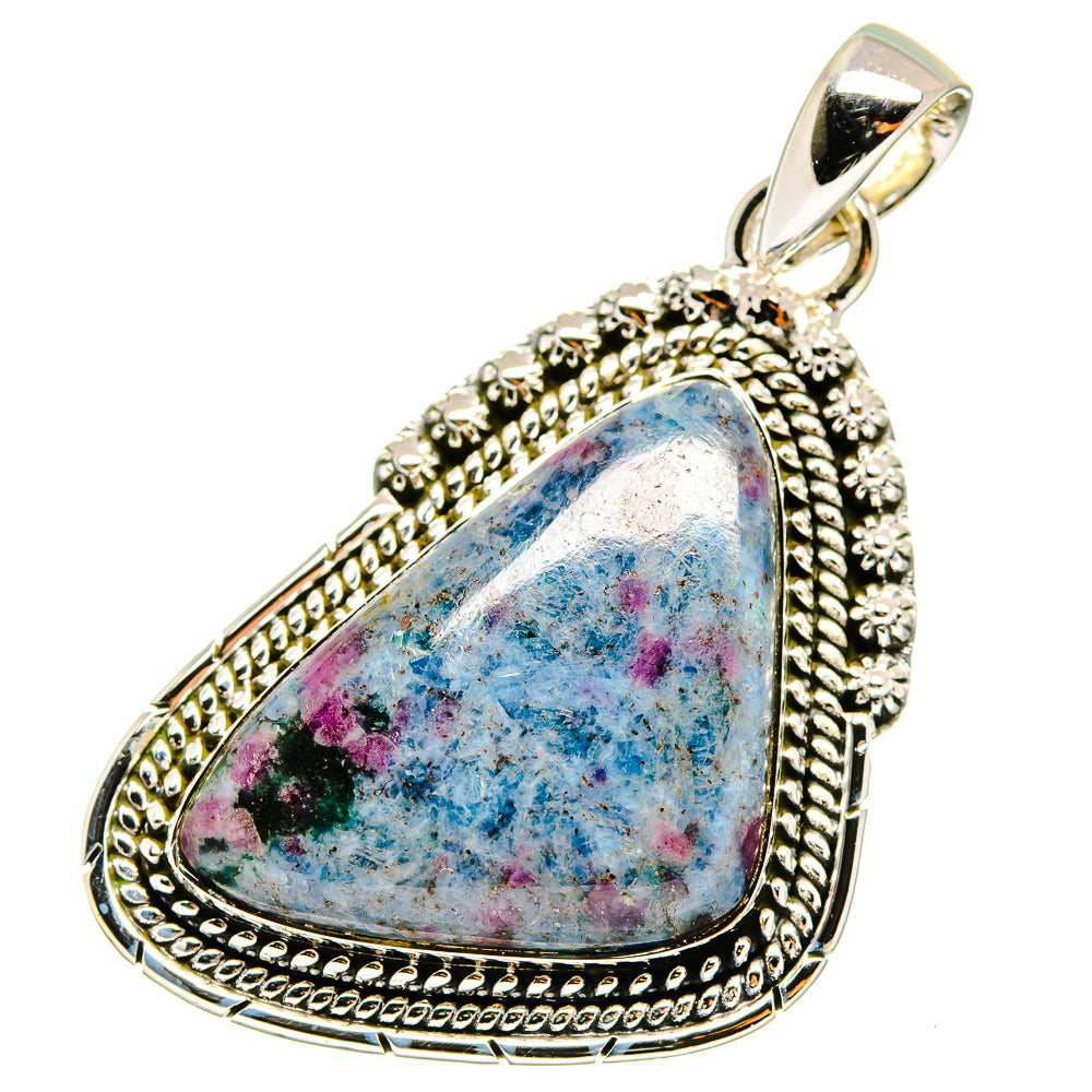 Ruby Fuchsite Pendants handcrafted by Anasilvercos - PD13114