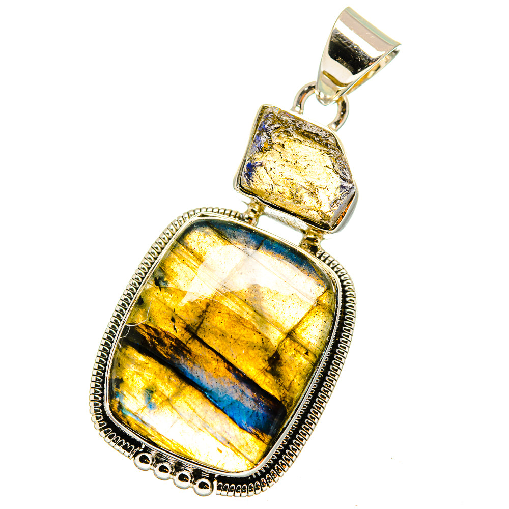 Labradorite Pendants handcrafted by Anasilvercos - PD13116