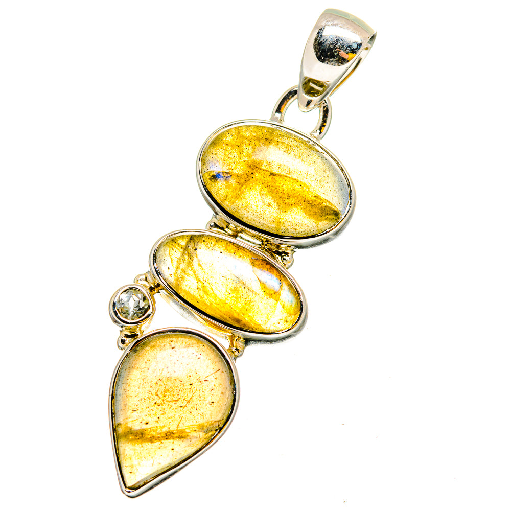 Labradorite Pendants handcrafted by Anasilvercos - PD13130